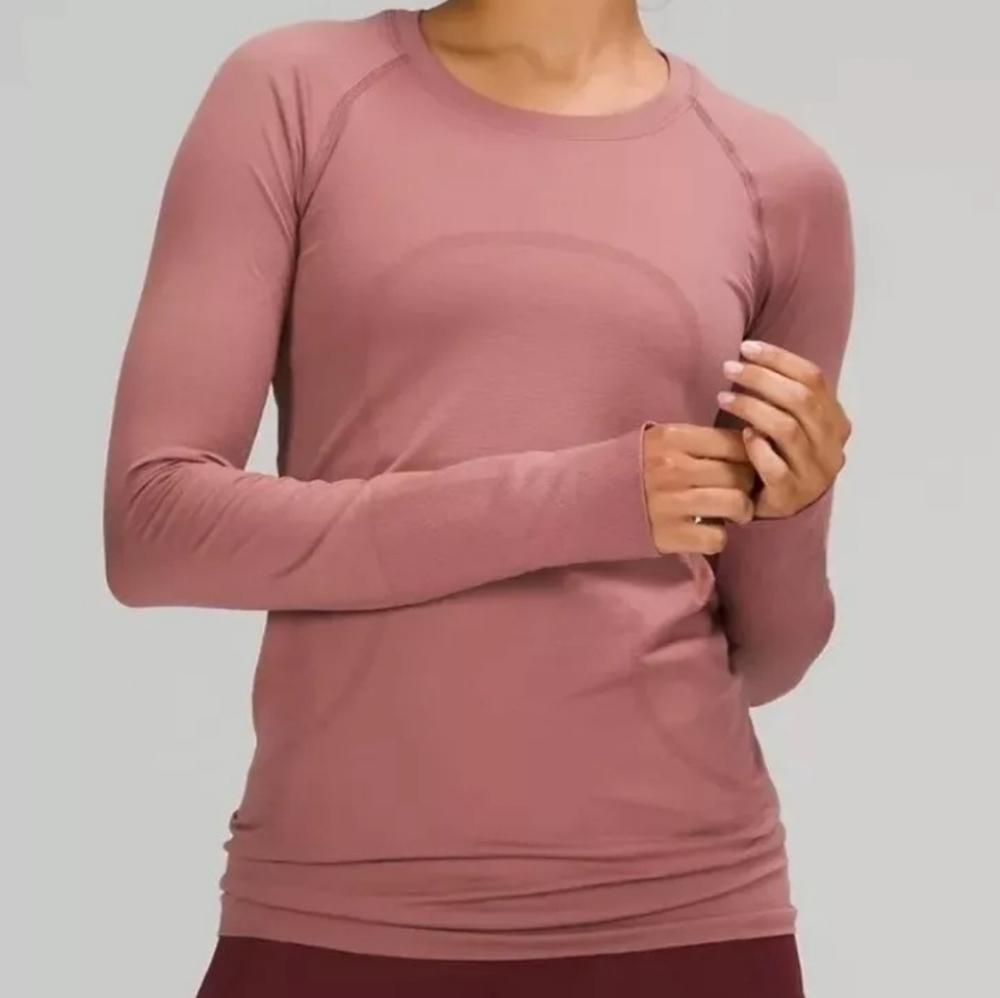 NWT Lululemon Swiftly Tech Long Sleeve 2.0 Hip Length Size 0 Spiced Chai